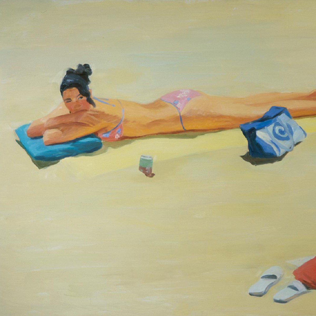 Beach,130x195 cm,oil on canvas,2002