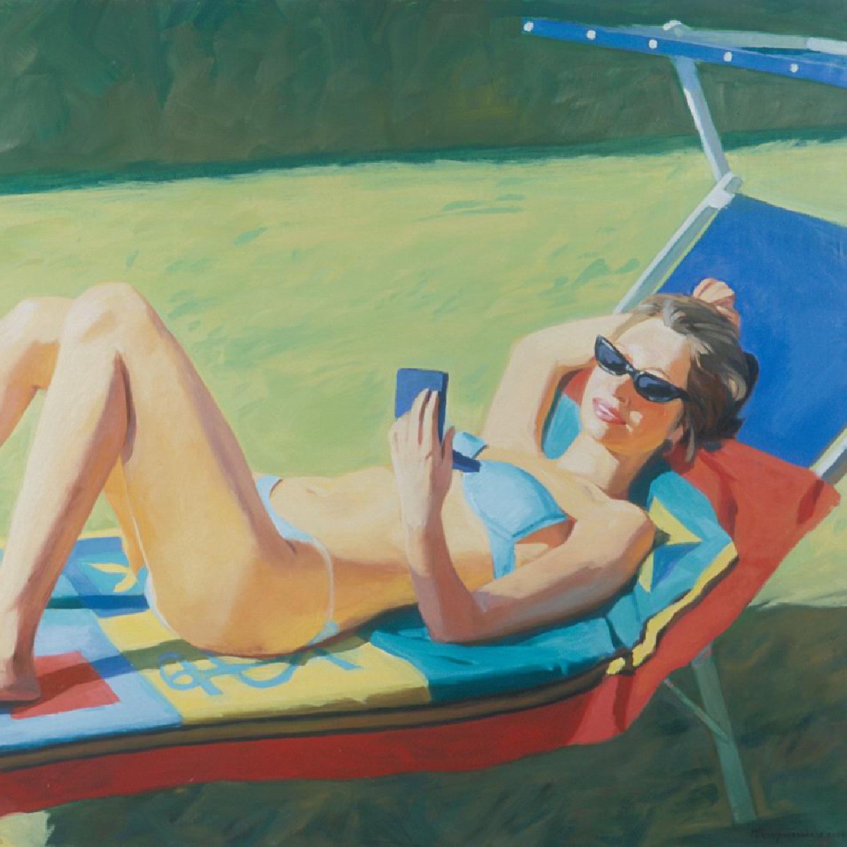 Beautiful Woman,120x195 cm, oil on canvas,2001