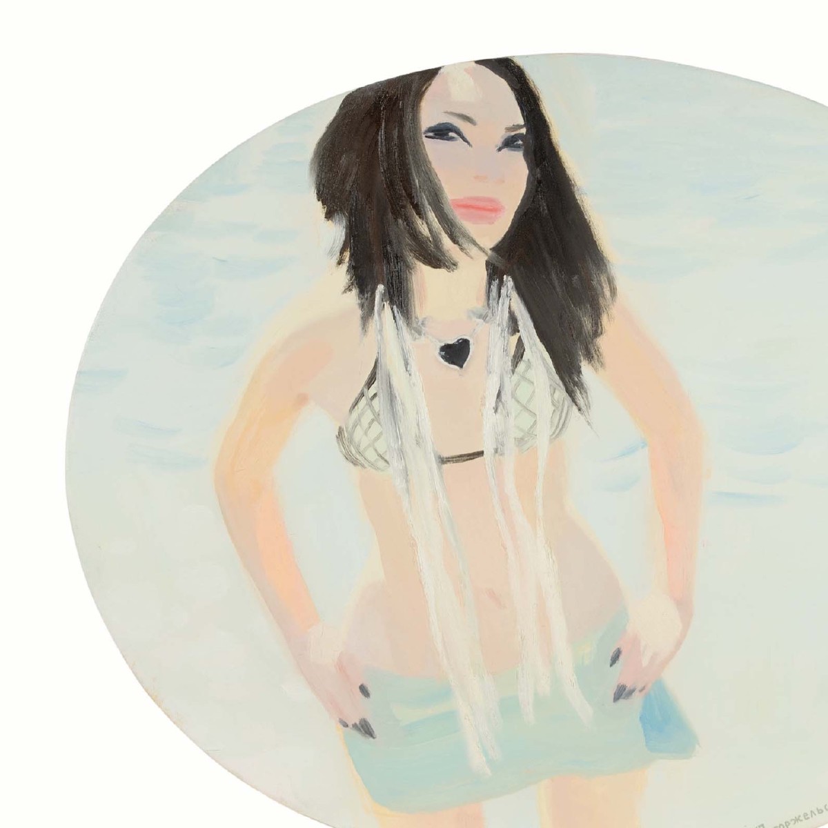 Emo3,oval 65x83 cm,oil on canvas,2011