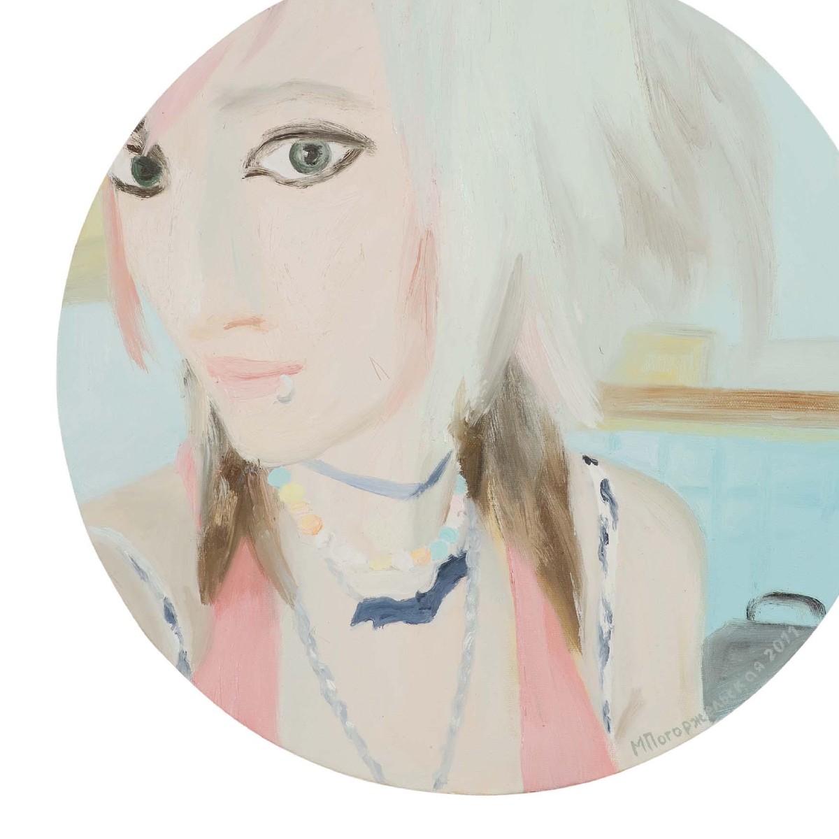 Emo4,D 40 cm,oil on canvas,2011