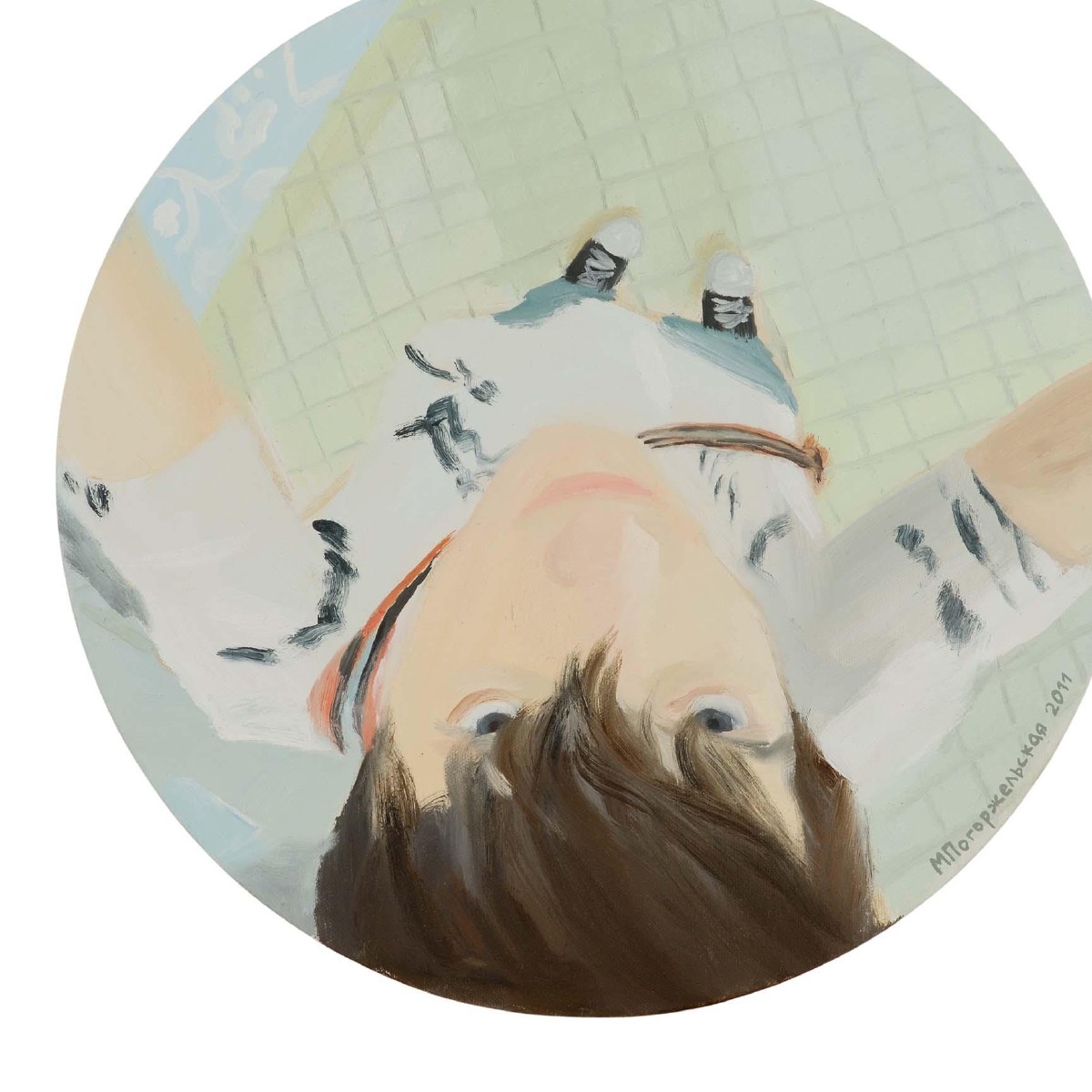 Emo5,D 40 cm,oil on canvas,2011