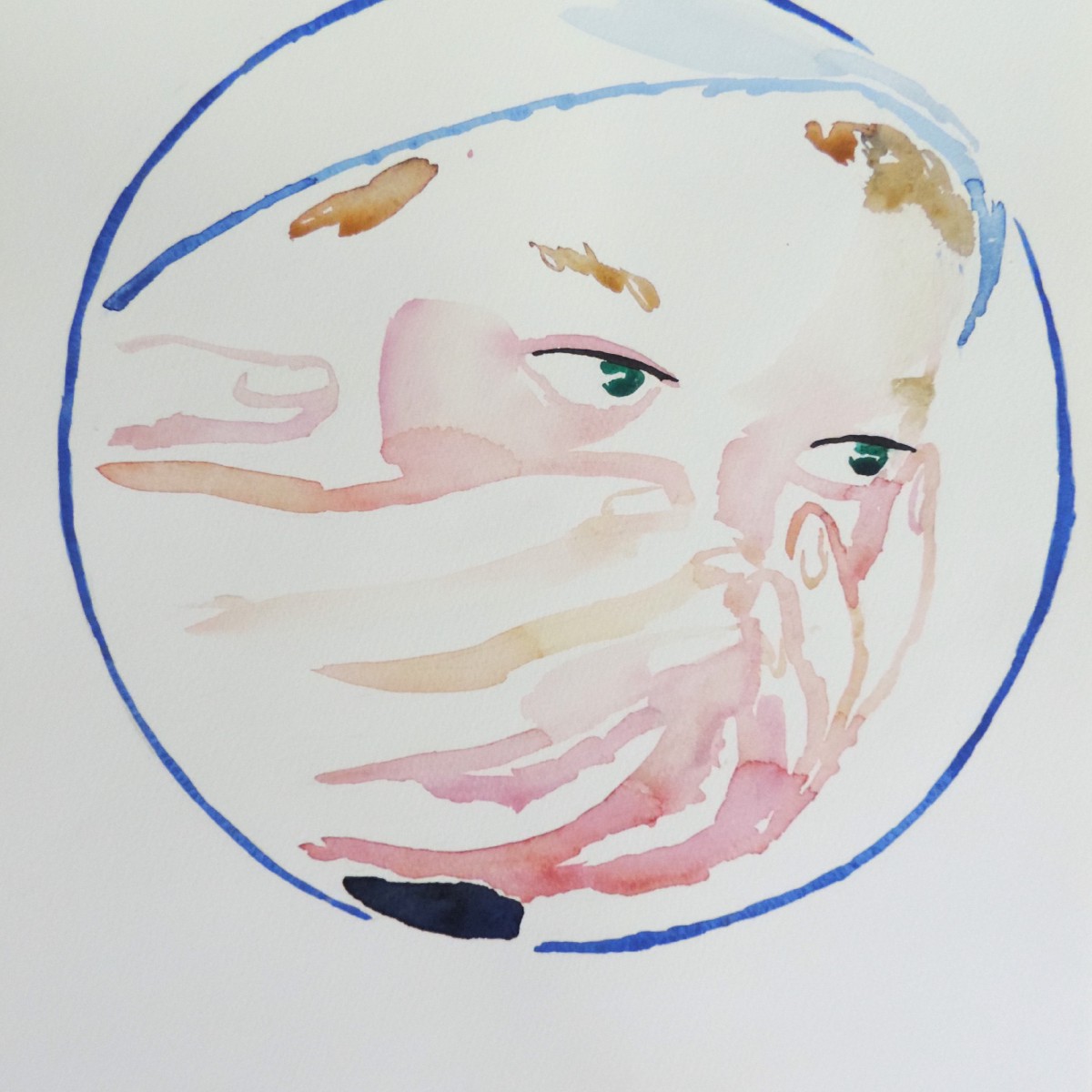 Evocations 1,watercolors on paper,50x36 cm,2022