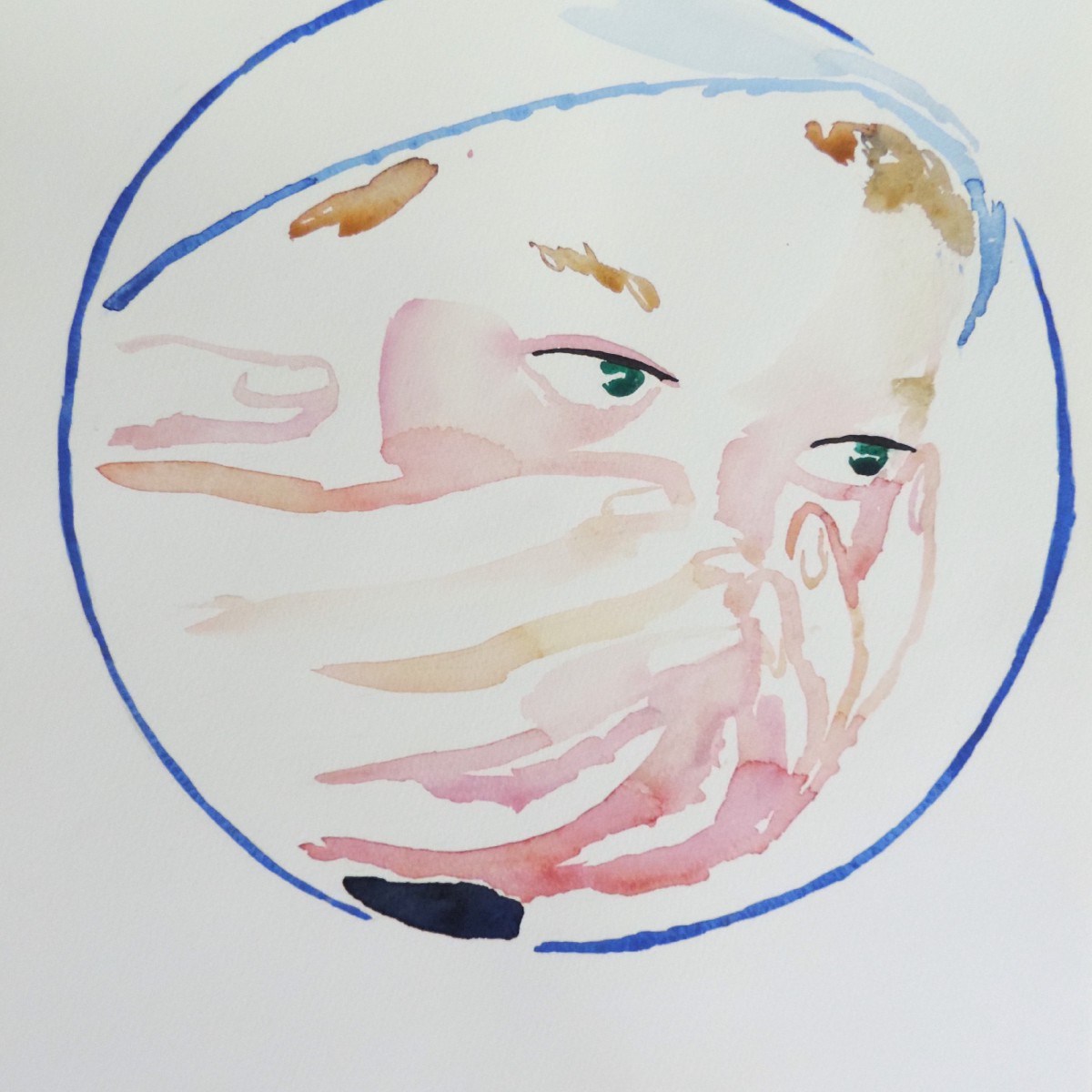 Evocations 1,watercolors on paper,50x36 cm,2022