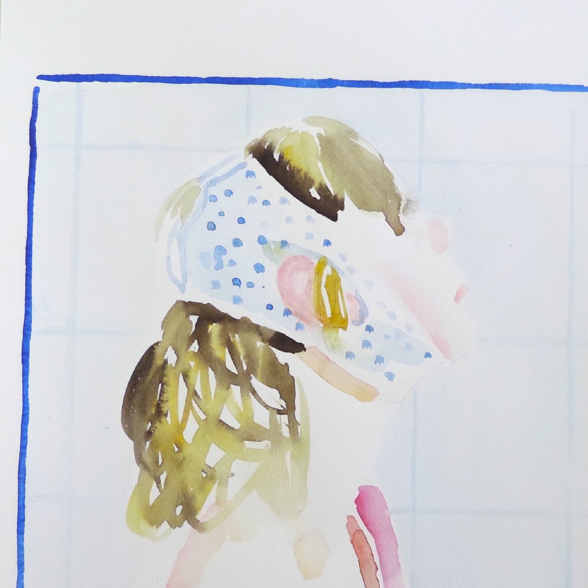 Evocations 2,watercolors on paper,50x36 cm,2022