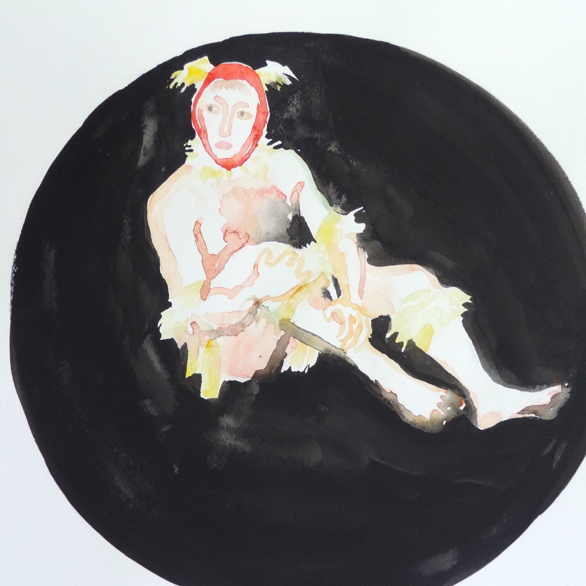 Evocations 3,watercolors on paper,50x36 cm,2022