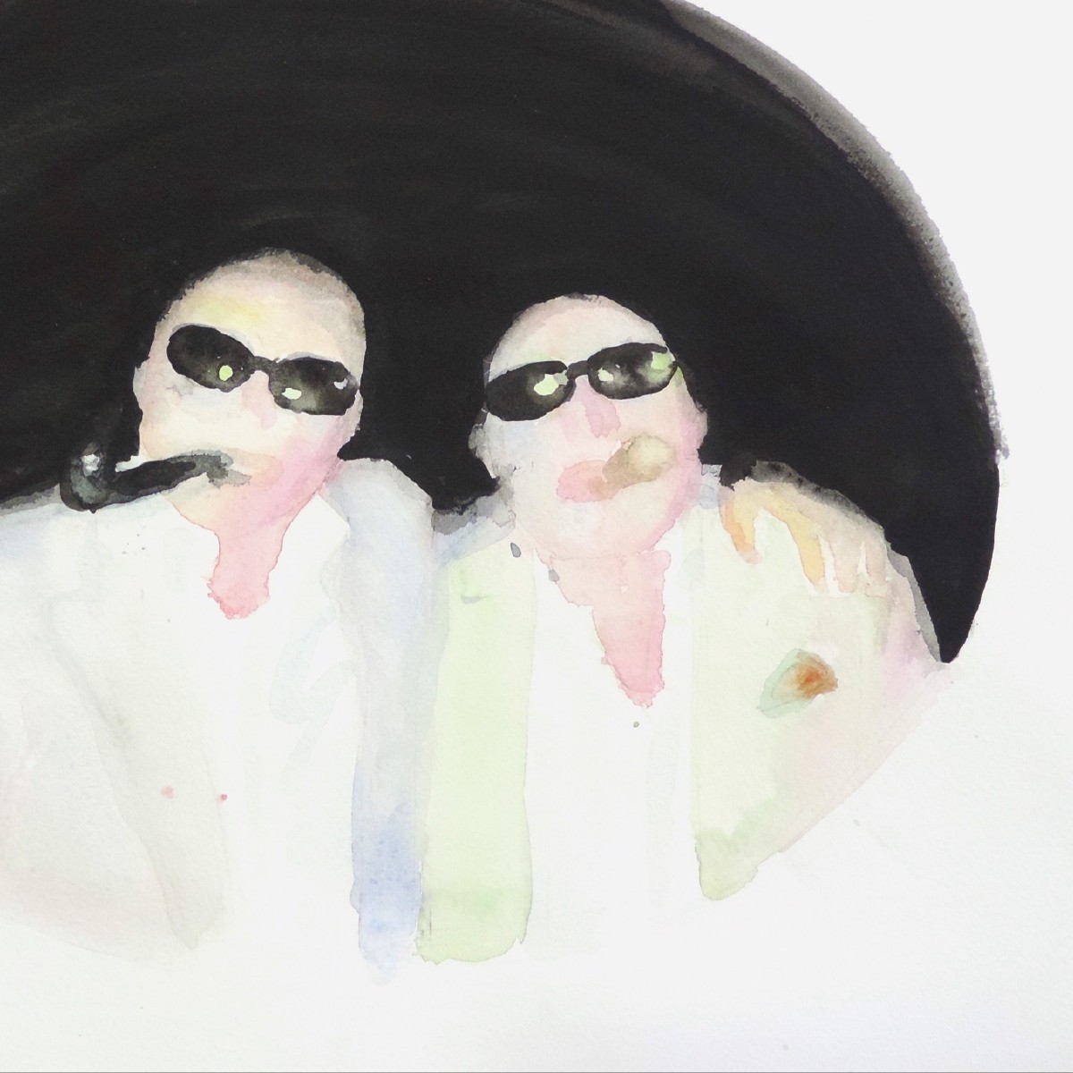 Evocations 6,watercolors on paper,36x50 cm,2022