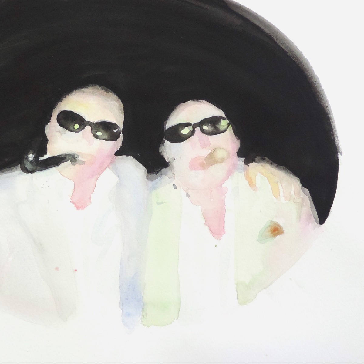 Evocations 6,watercolors on paper,36x50 cm,2022