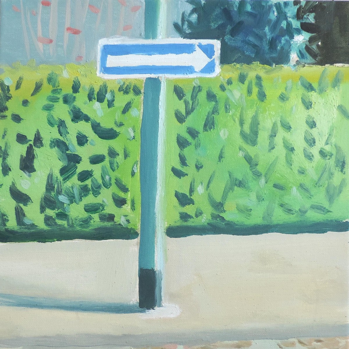 studio view,via Buonarotti,oil canvas,2017