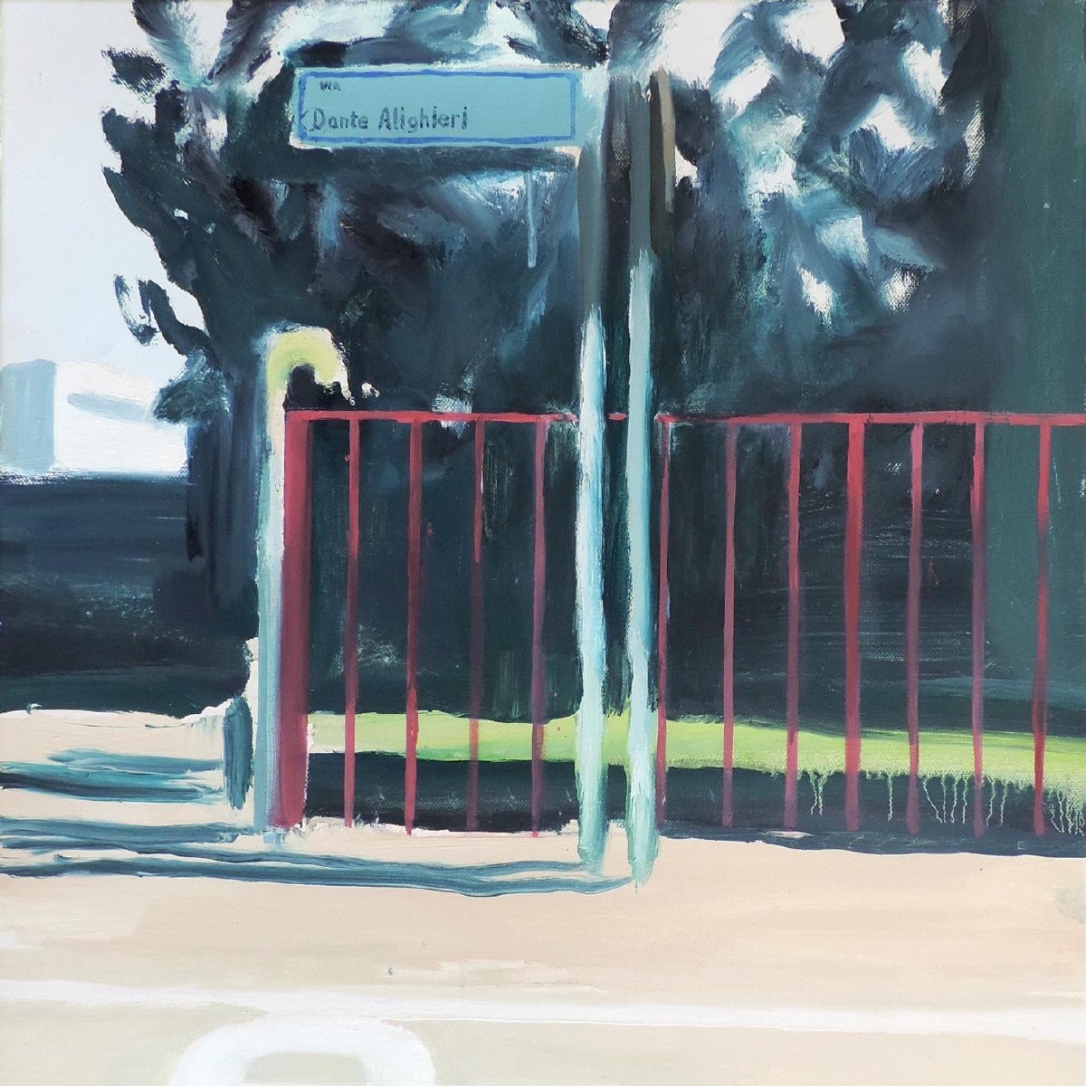 via Dante Alighieri, 70x50 cm,oil canvas,2017
