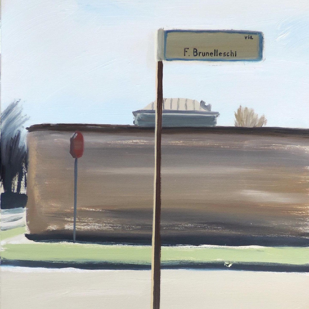 via Filippo Brunelleschi,70x50 cm,oil on canvas,2017