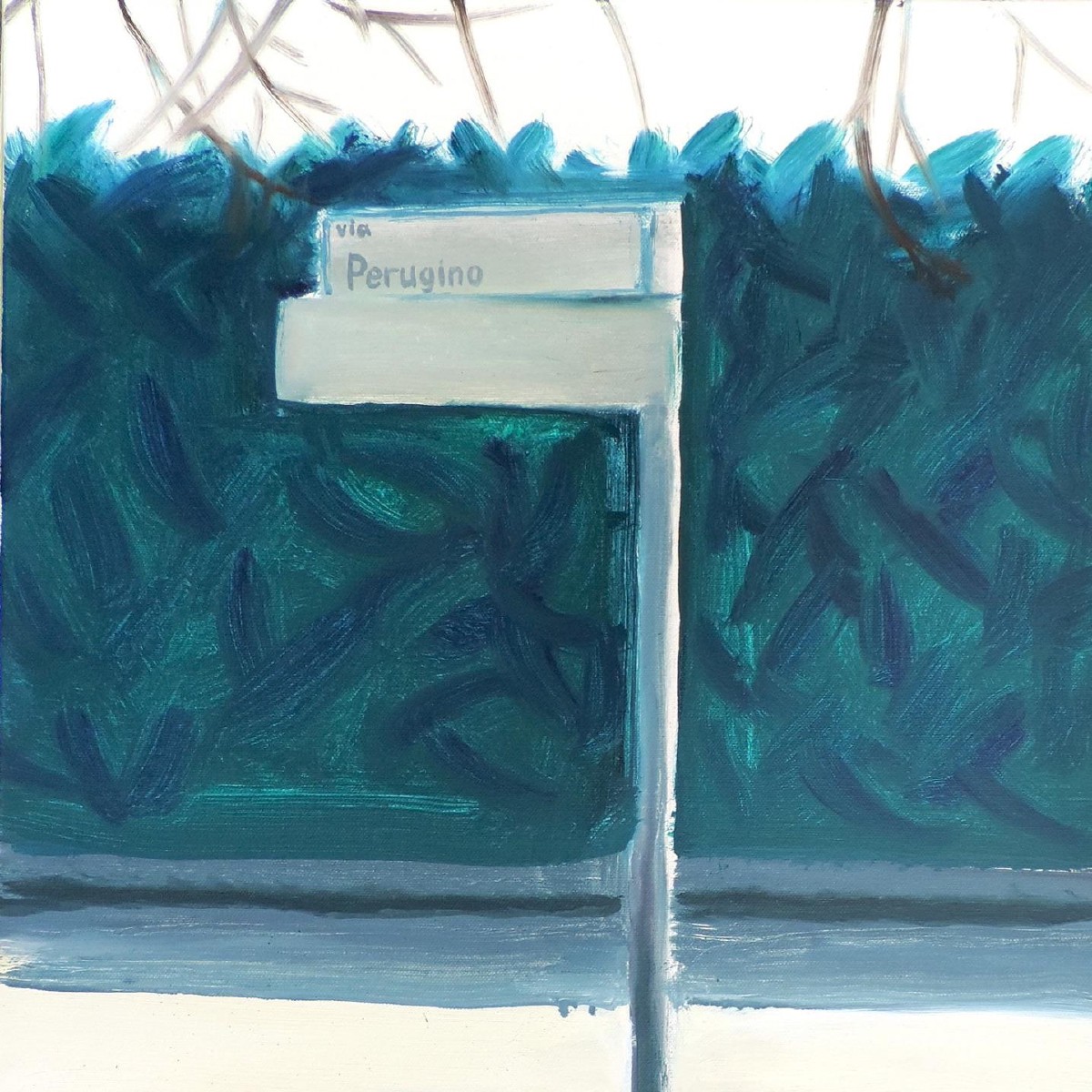 via Perugino, 70x50 cm,oil canvas,2017