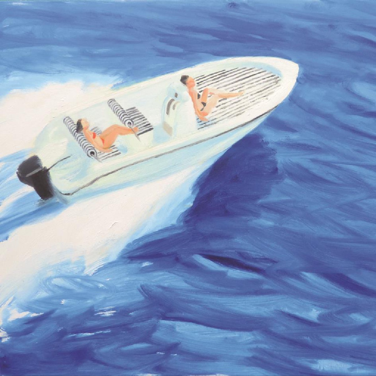 big summer happiness 2019 oil on canvas 100x120cm