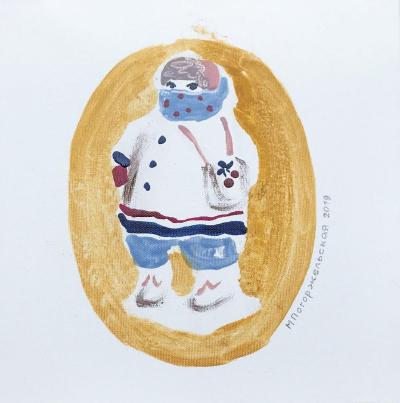 paintings/Winter kid,30x30cm,mixed media(nail polish,eye shadow,oil on canvas), 2021.jpg