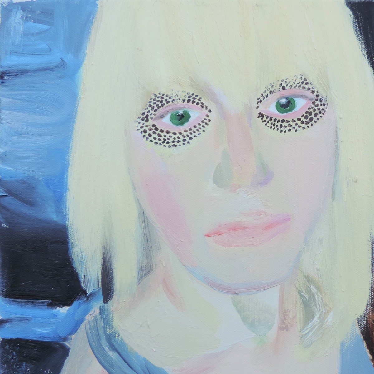 Eyes of Artist,30x30 cm,oil on canvas,2019