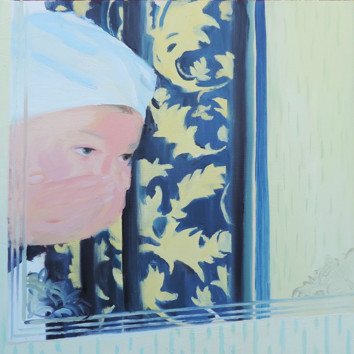 Hotel Morning,70x70 cm,oil on canvas,2019