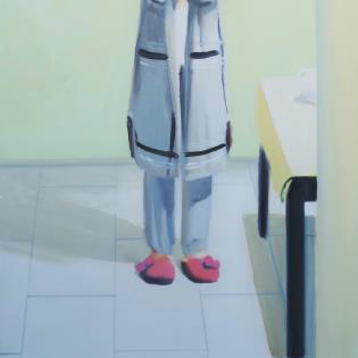 4-Big pink gloves 150x110cm oil canvas 2019
