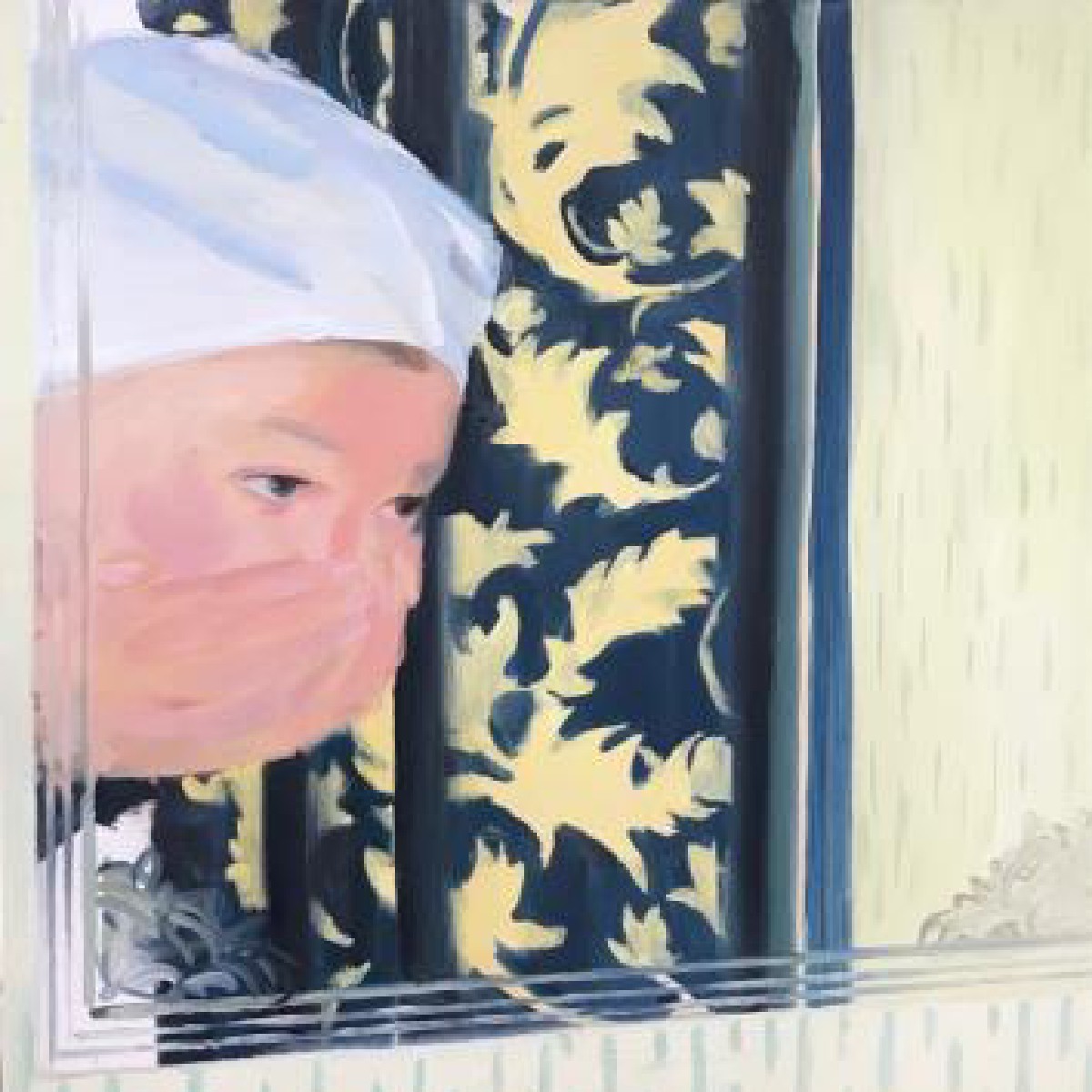 6-Hotel morning wash 70x70cm oil canvas 2019