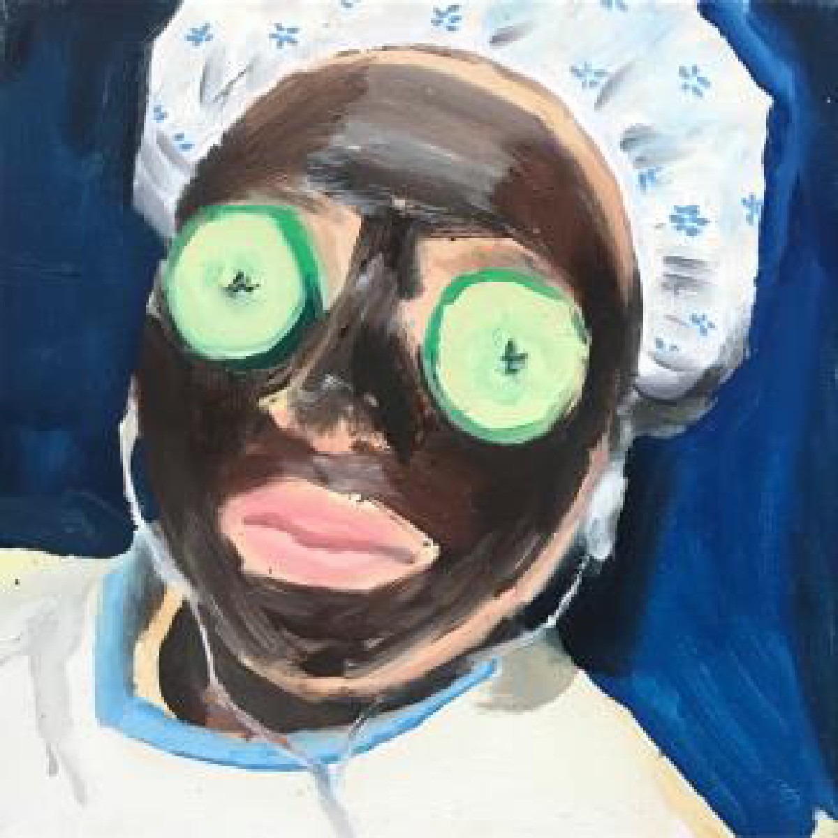 Favorite music 30x30cm oil canvas 2018