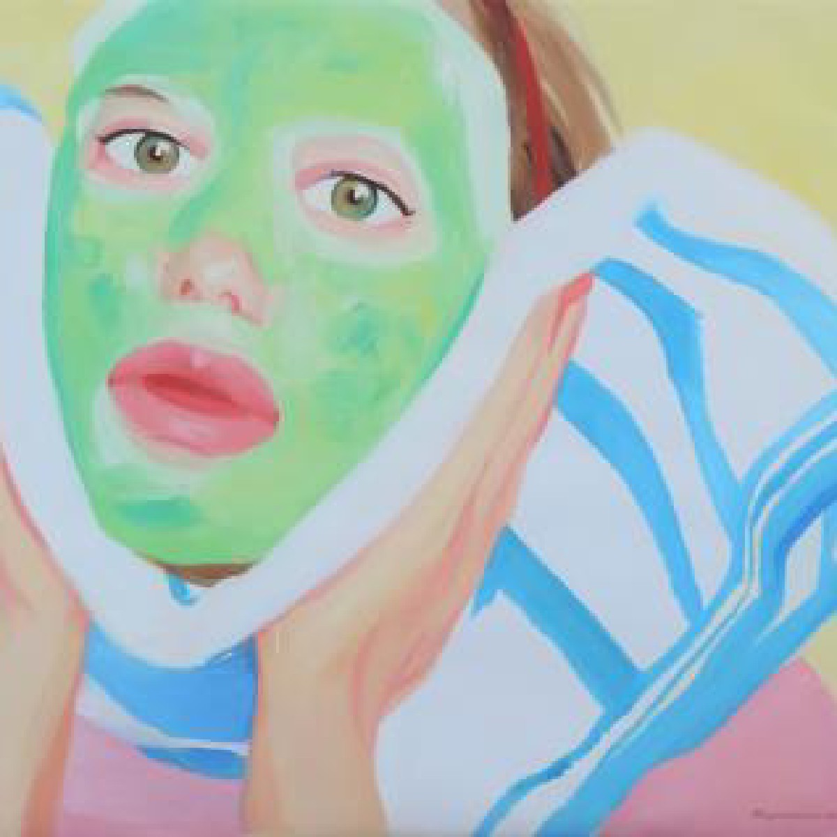 Green mask 137x170cm oil canvas 2007