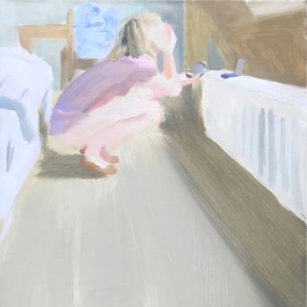 Hotel morning 45x40cm oil canvas 2014