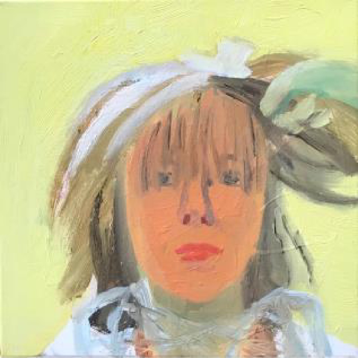 New hair cut 30x30cm oil canvas 2019