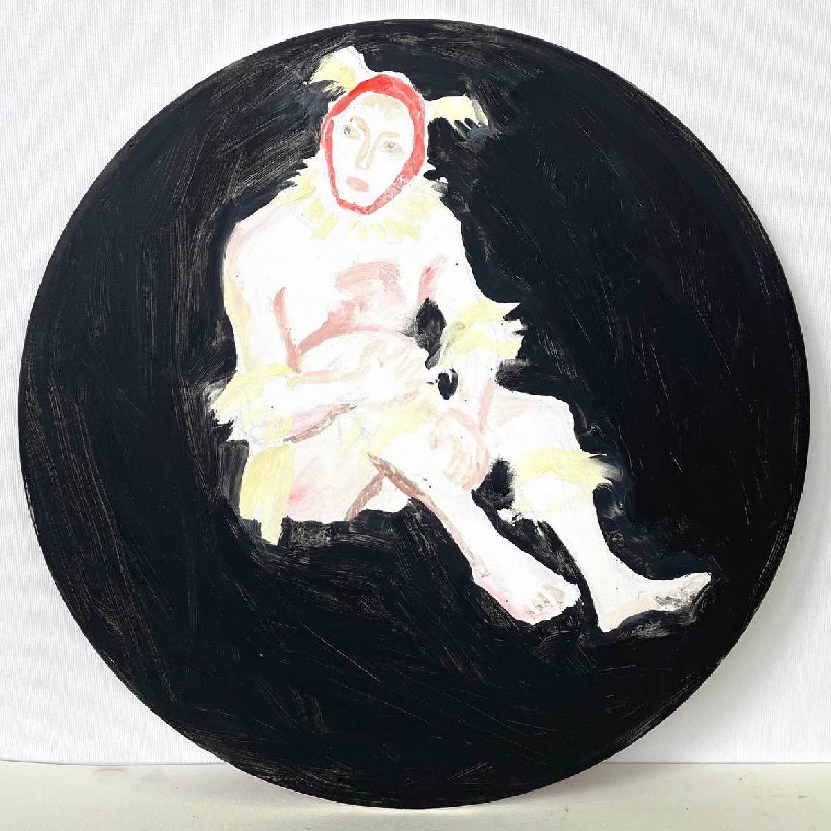 Night ,D40cm,oil on canvas,2023