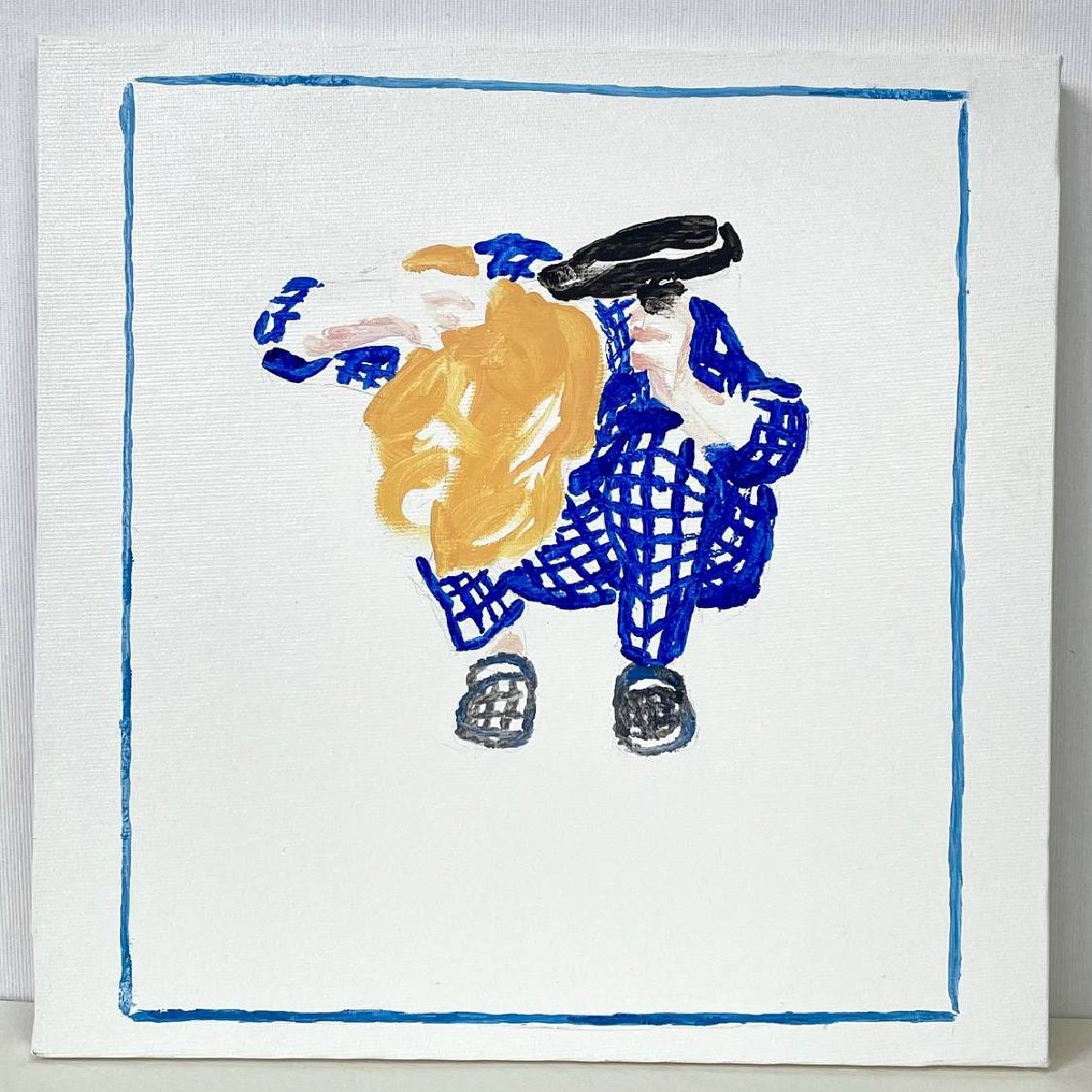 Small Diaries1,oil on canvas,30x30 cm 2023-24