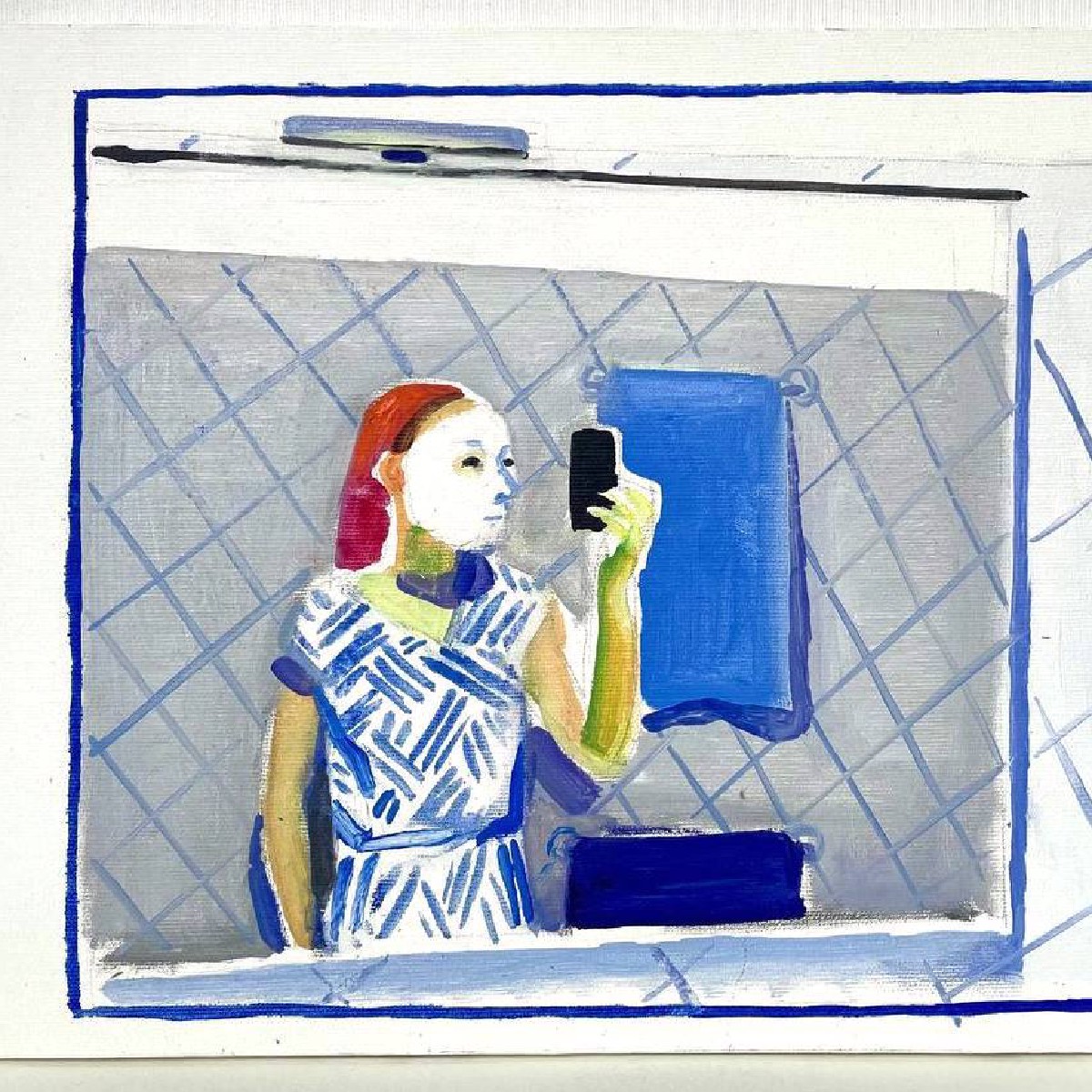 Small Diaries12,oil on canvas,30x40 cm 2023-24