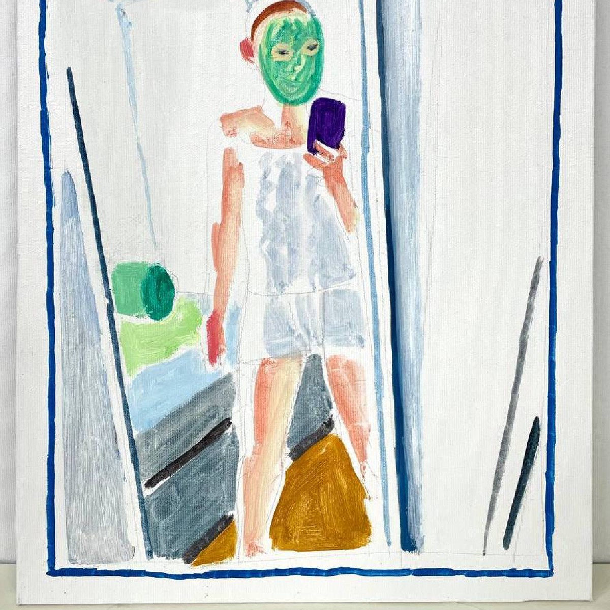 Small Diaries9,oil on canvas,30x40 cm 2023-24